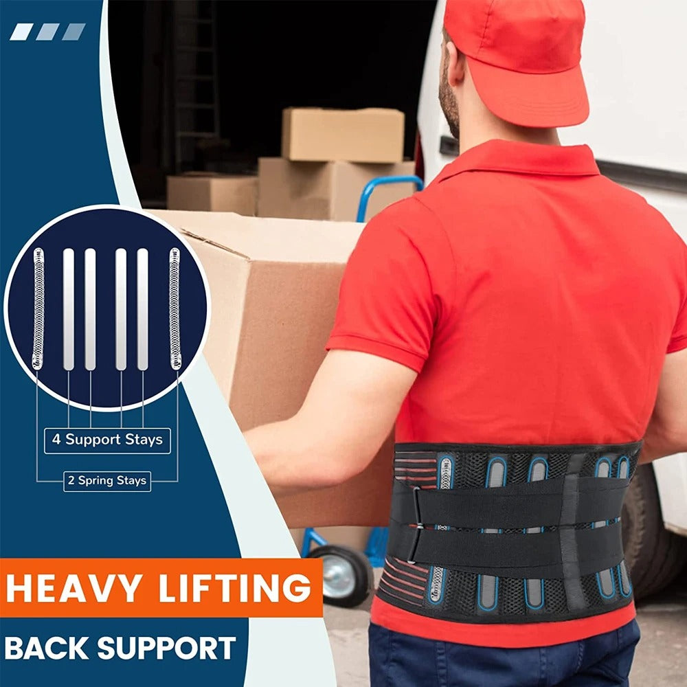 Body Lumbar Back Brace - heavy lifting back support